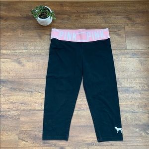 Pink Crop Leggings
